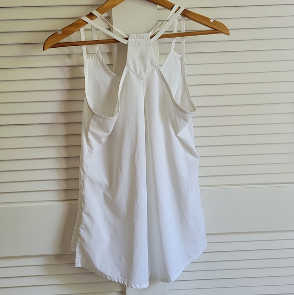 ATHLETA White Racerback Multi-Strap Tank XXS - Picture 2 of 4